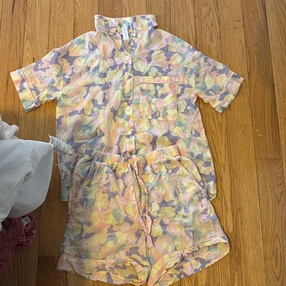 stars above Other - rainbow camo pj set